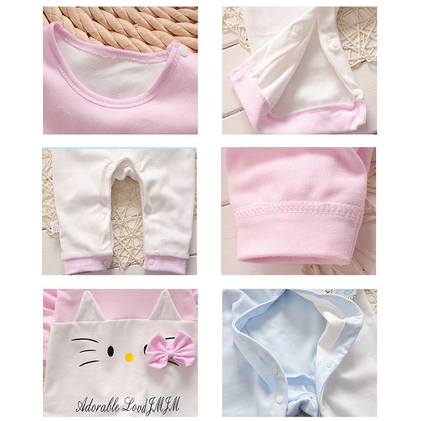 Combo 3 bộ Body Cotton hàng Quảng Châu bé trai bé gái TTS170