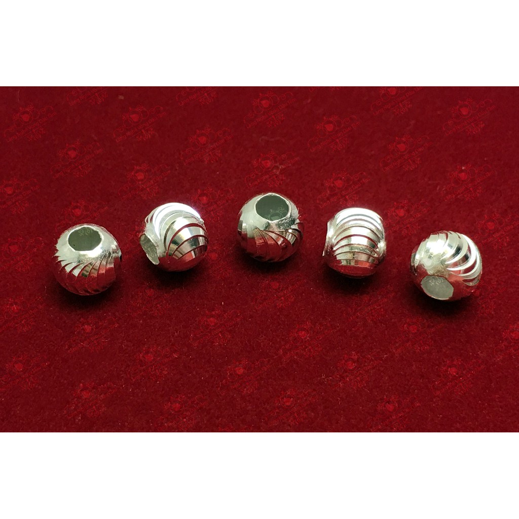 Vòng dâu tằm gốc Việt Nam mix da mệnh và bi bac dành cho bé sinh năm 2020-CT01