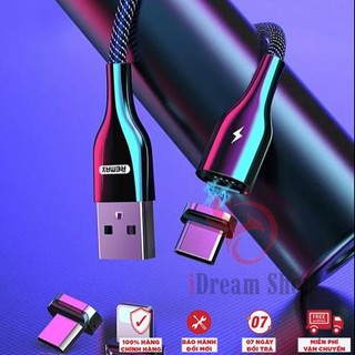 Dây cáp sạc nam châm lightning/type c remax cho điện thoại iphone/android - từ tính truyền dữ liệu nhanh