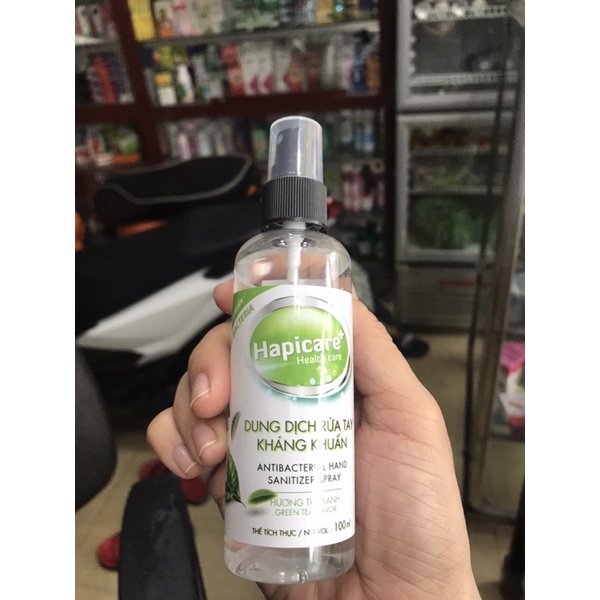 RỬA TAY KHÔ KHÁNG KHUẨN CÓ VÒI XIT HAPICARE 500ML | BigBuy360 - bigbuy360.vn