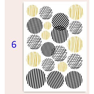 Sticker trang trí họa tiết đơn giản