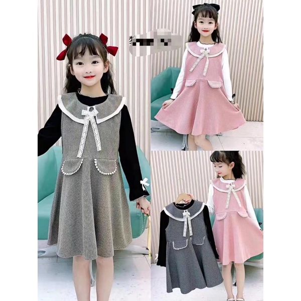 Đầm Thời Trang 2 Trong 1 Thiết Kế Xinh Xắn Cho Bé Từ 2-5 Tuổi