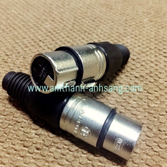 Jack canon cái Neutrik chân vàng 01 cái rắc Neutrik âm thanh chuyên nghiệp