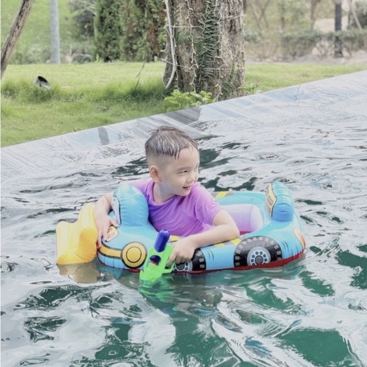 Đồ bơi ngăn tay liền thân cho bé trai Pti Chou - Thiết kế ôm body, vải Polyester bảo vệ bé từ 1 đến 8 tuổi.