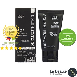 Dbh efg uv shield spf50+ pa+++ - kem chống nắng cho mọi loại da dbh bản mỹ 60ml
