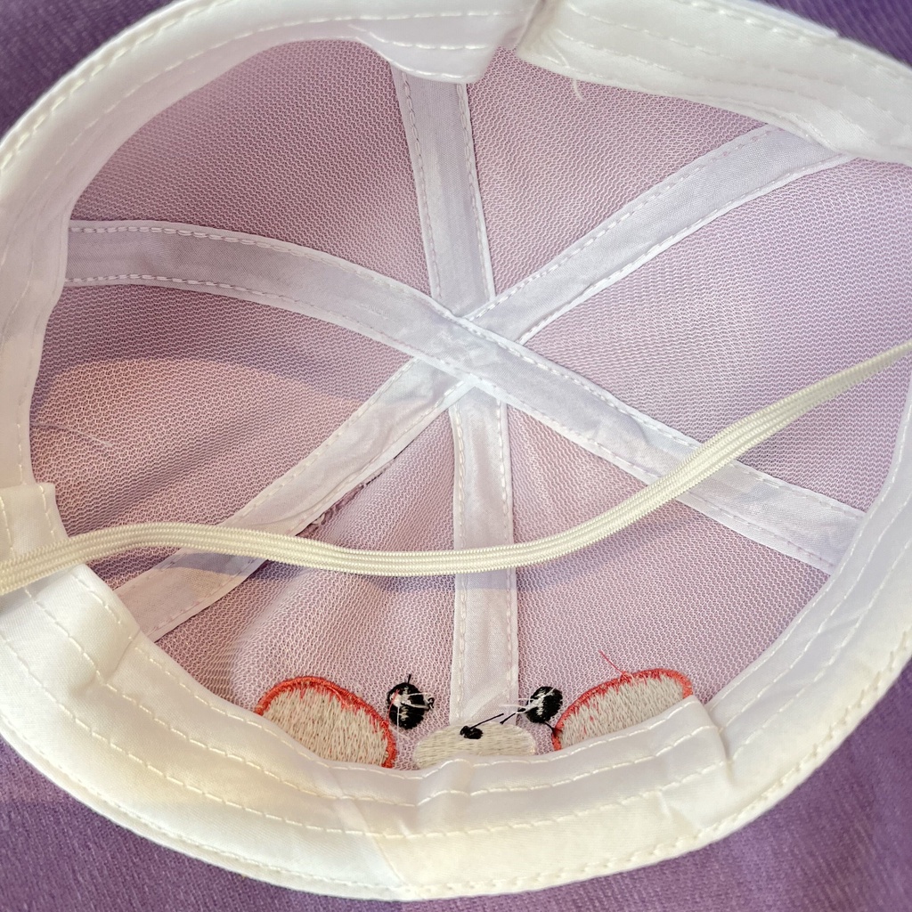 Nón Tai Bèo Vải Nhung Họa Tiết Hoạt Hình Dễ Thương Cho Bé