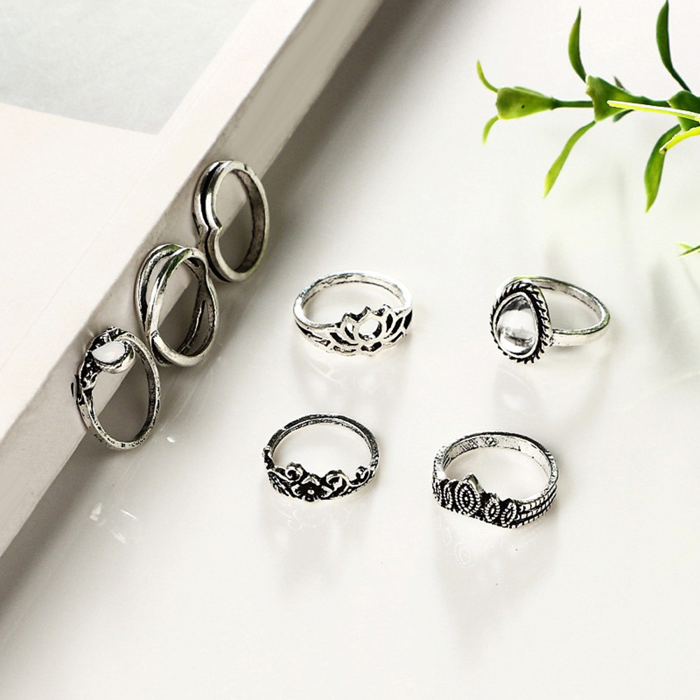 Bộ NhẫN Midi NhiềU KiểU DáNg Xinh XắN