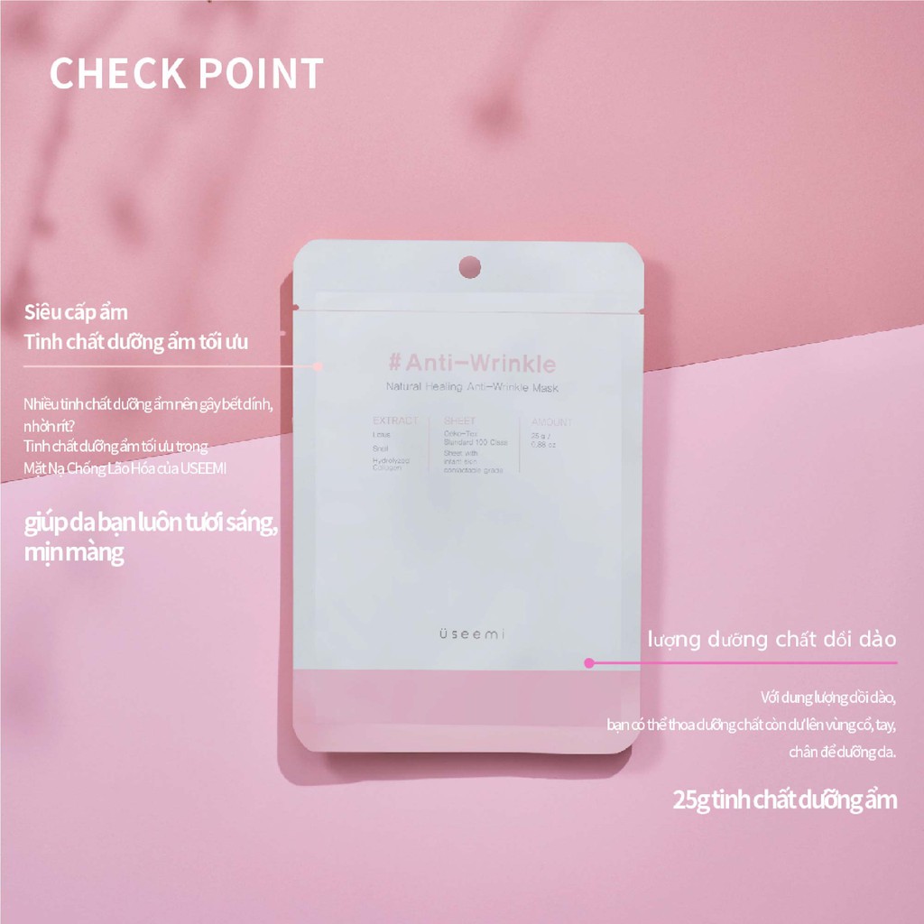 Set 10 Mặt Nạ USEEMI Chiết Xuất Tự Nhiên Phục Hồi Da Chống Lão Hóa | BigBuy360 - bigbuy360.vn