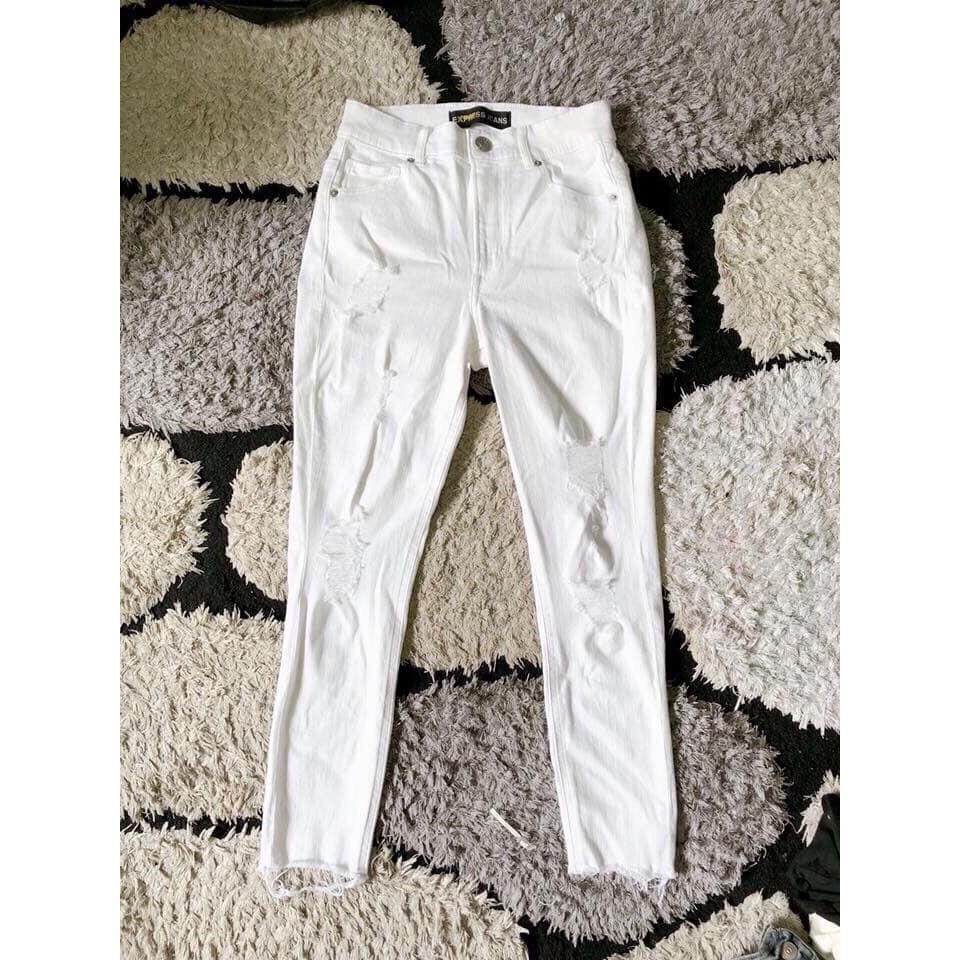 Quần Jeans Express Rách Gối - 1057