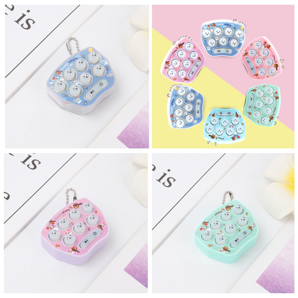 1 móc khóa đồ chơi mini xếp hình giảm căng thẳng cho bé