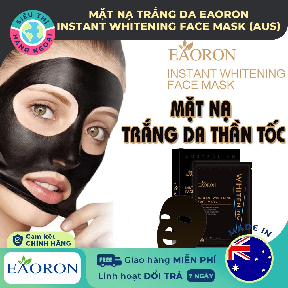 Mặt nạ dưỡng da Eaoron - 5 miếng [Săn chắc cơ mặt;mờ nám, tàn nhang; khóa ẩm] Hàng Úc