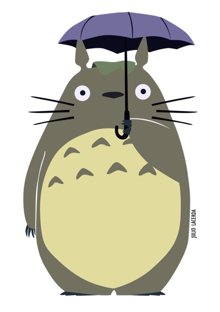 Poster anime totoro khổ a4 1-5 tấm
