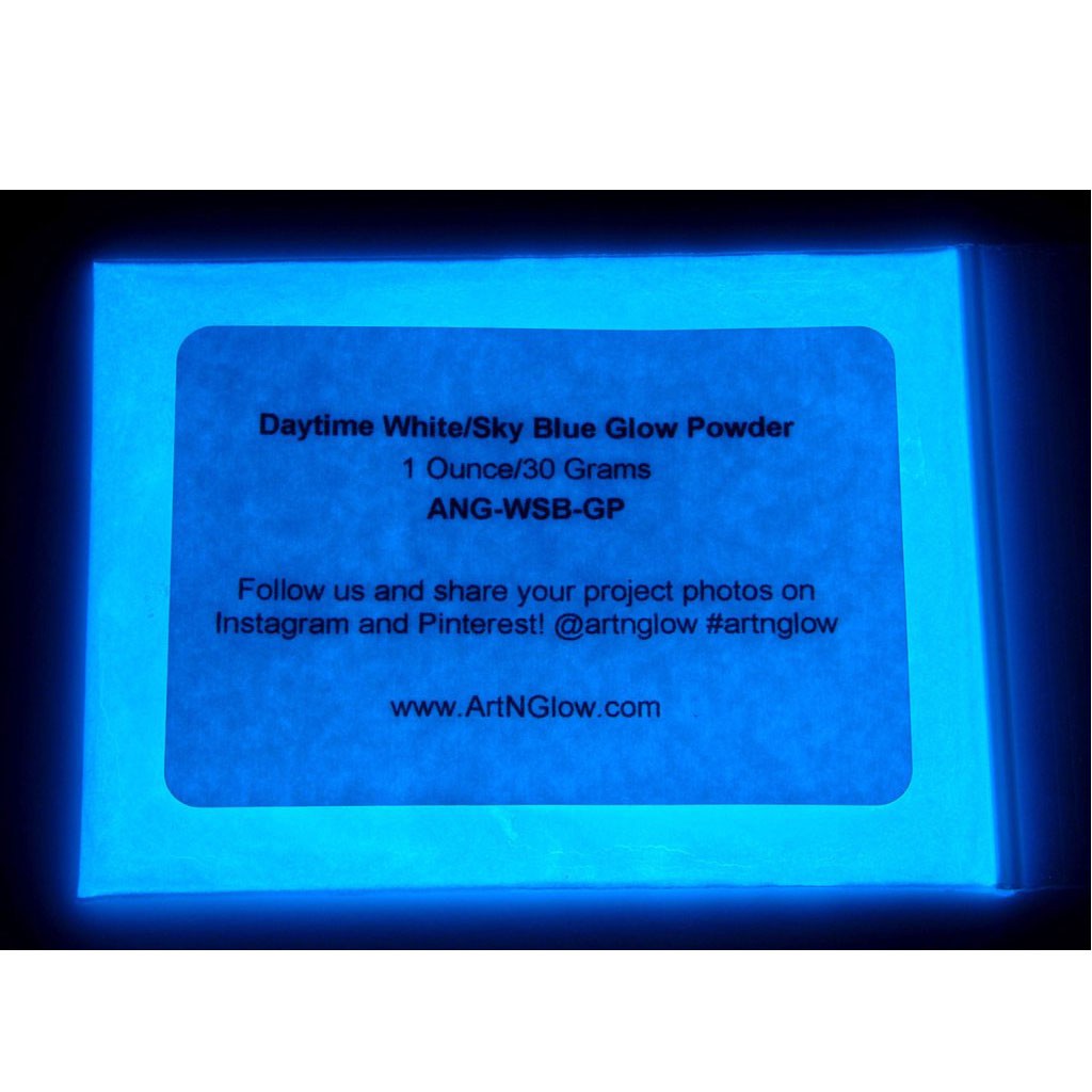 Bột dạ quang phát sáng màu tự chọn pha Epoxy Resin loại 50g