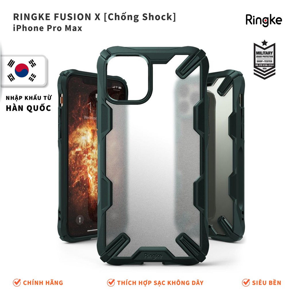 Ốp lưng Ringke Fusion X Matte - 11 Pro Max