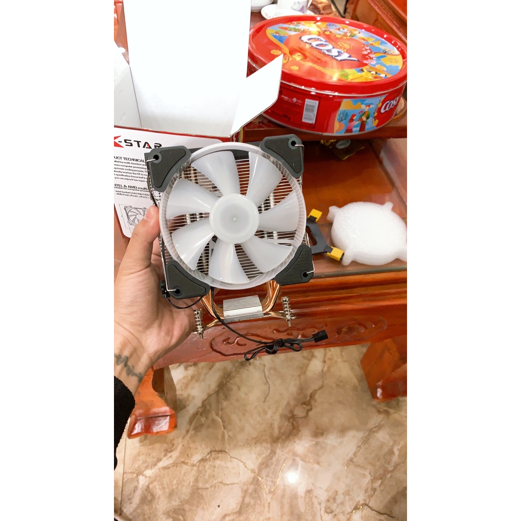 Quạt tản nhiệt Fan CPU Xstar HF400-Hiệu năng cao bảo hành chính hãng 6 tháng