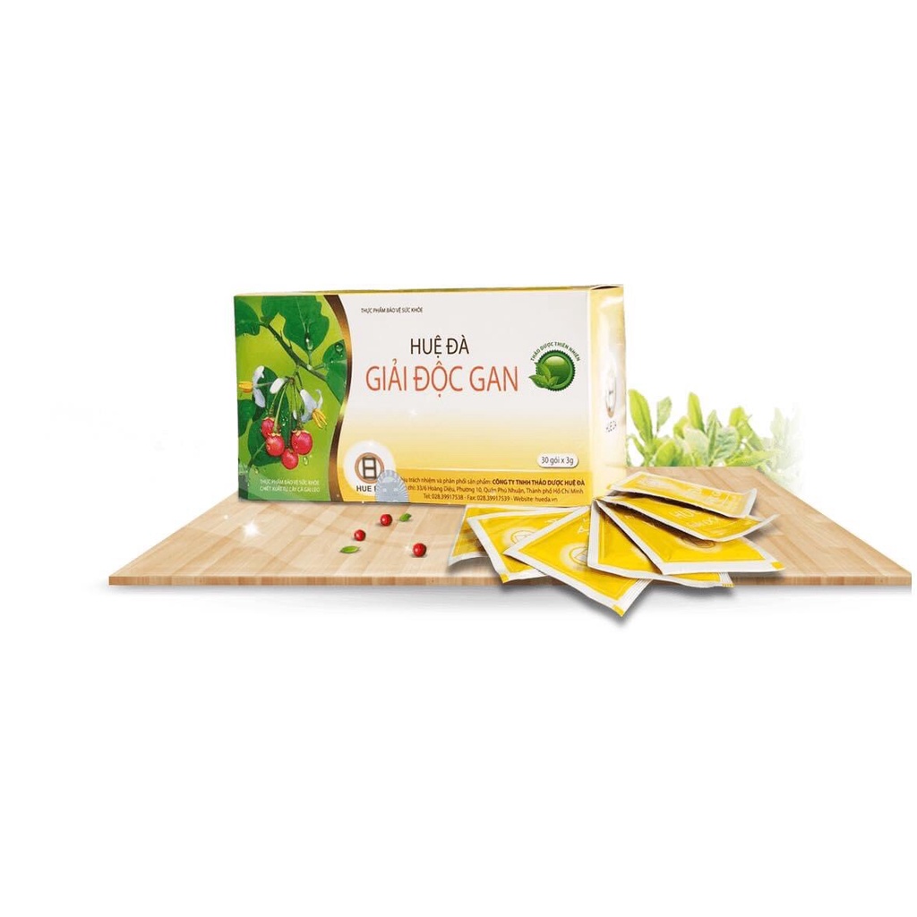 HUỆ ĐÀ GIẢI ĐỘC GAN HỘP 30 GÓI x 3G