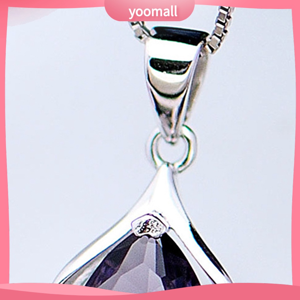 Vòng Cổ Bằng Hợp Kim Đính Pha Lê Giả Lấp Lánh Sang Trọng Cho Nữ