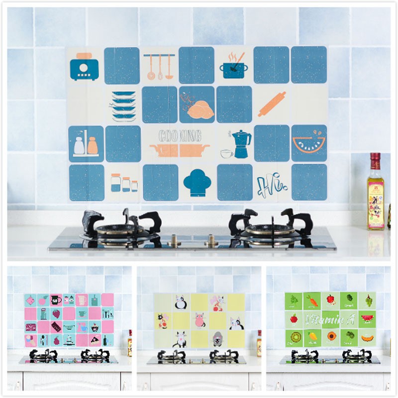 Miếng Giấy Dán Nhà Bếp Cách Nhiệt Chống Dầu Mỡ - Decal Dán Bếp