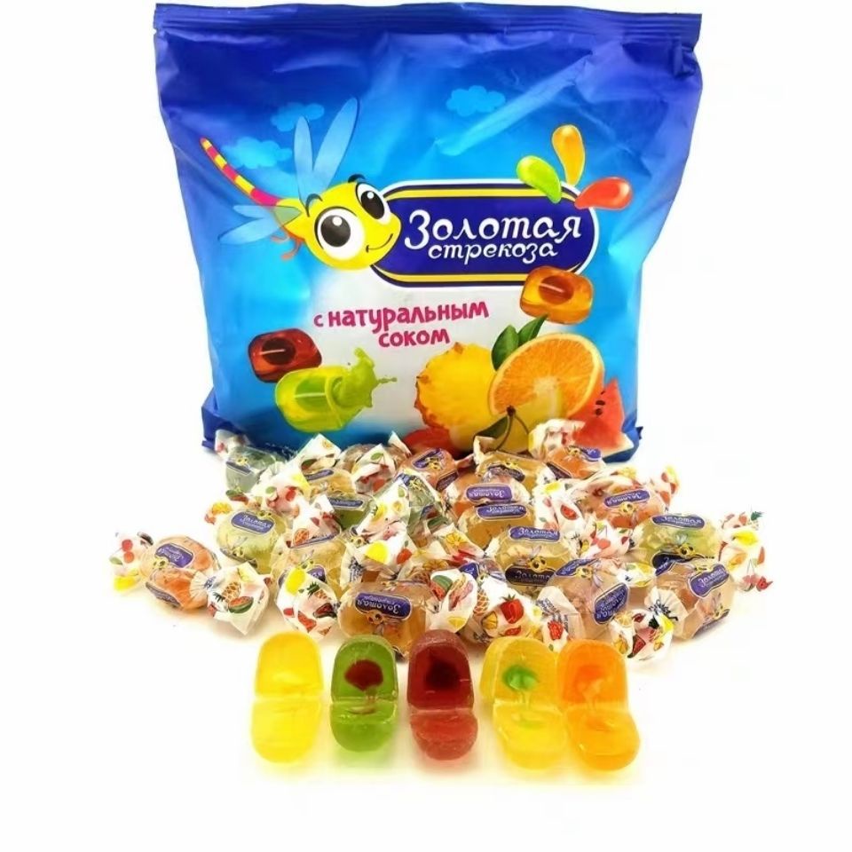 Combo 1000g KẸO CTEN ĐỎ NGA SOCOLA HẠNH NHÂN GÓI 500G