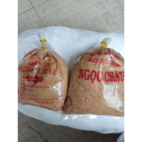 500g Muối ớt Ngọc Châu loại 1 hạt nhỏ