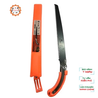 Cưa gỗ cầm tay Kapusi, cưa cành lưỡi đen thép Nhật 350 mm, bảo hành 12 tháng