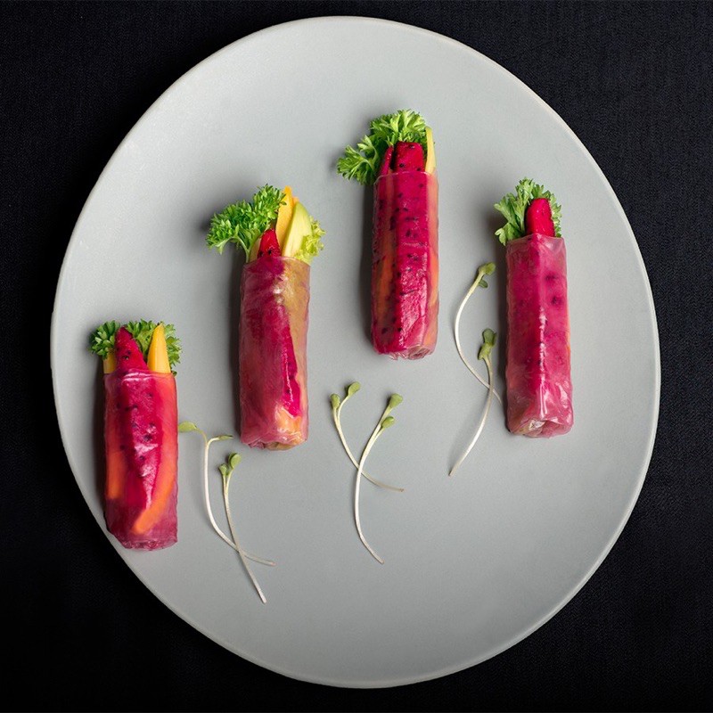 Bánh tráng 3 màu (củ dền hồng, nghệ vàng, gạo trắng) Mekong River size 22cm 300gr (30 cái) | BigBuy360 - bigbuy360.vn