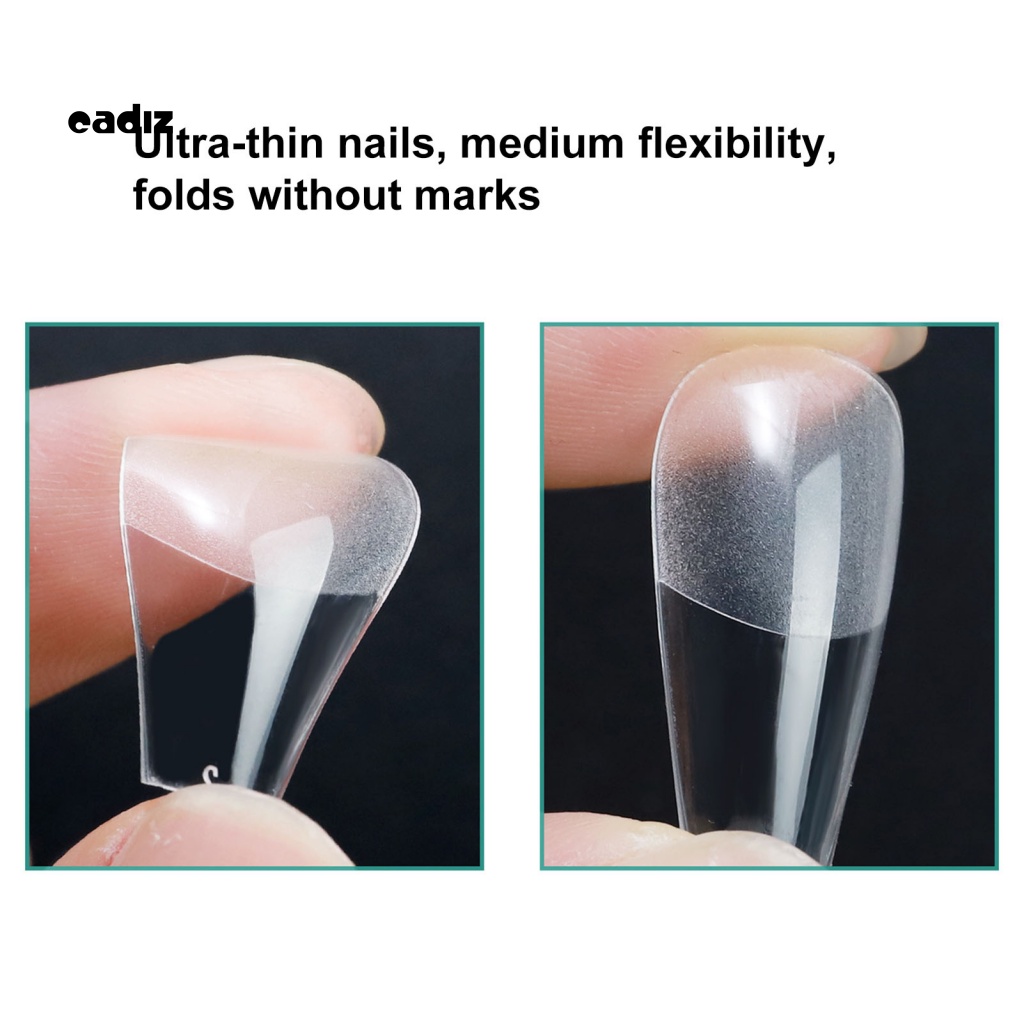 Bộ Móng Tay Giả Siêu Mỏng Không Đường May