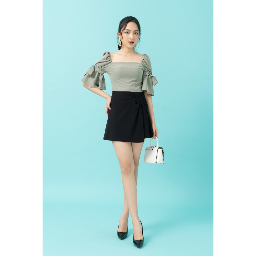 Áo sơ mi buộc nơ tay 20AGAIN ASW1053 | BigBuy360 - bigbuy360.vn