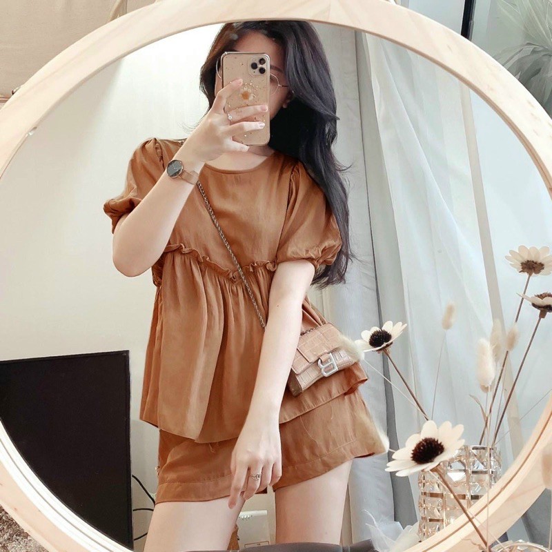 Sét peplum bèo ngực bigsize 60=>90kg | BigBuy360 - bigbuy360.vn