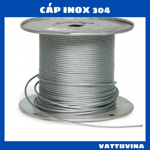 10 mét Cáp inox 304  Kim khí Vật Tư Vina