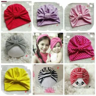 Mũ turban cho bé