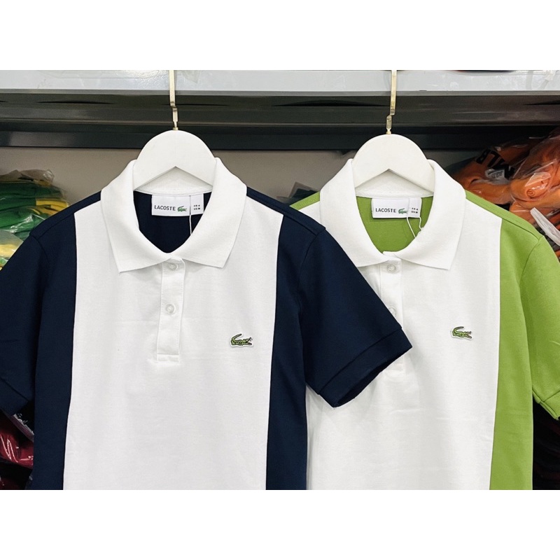 Áo lacoste phối màu đẹp hàng VNXK kèm hình thật shop chụp