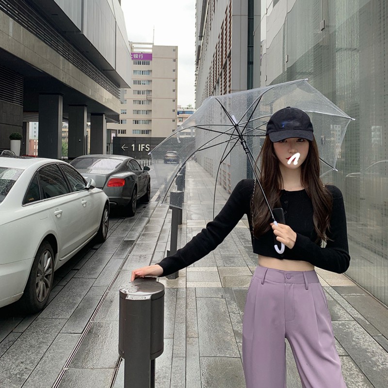 (CÓ SẴN QUẦN S) SET ÁO THUN CROP DÀI TAY QUẦN TÂY ỐNG SUÔNG ULZZANG | BigBuy360 - bigbuy360.vn