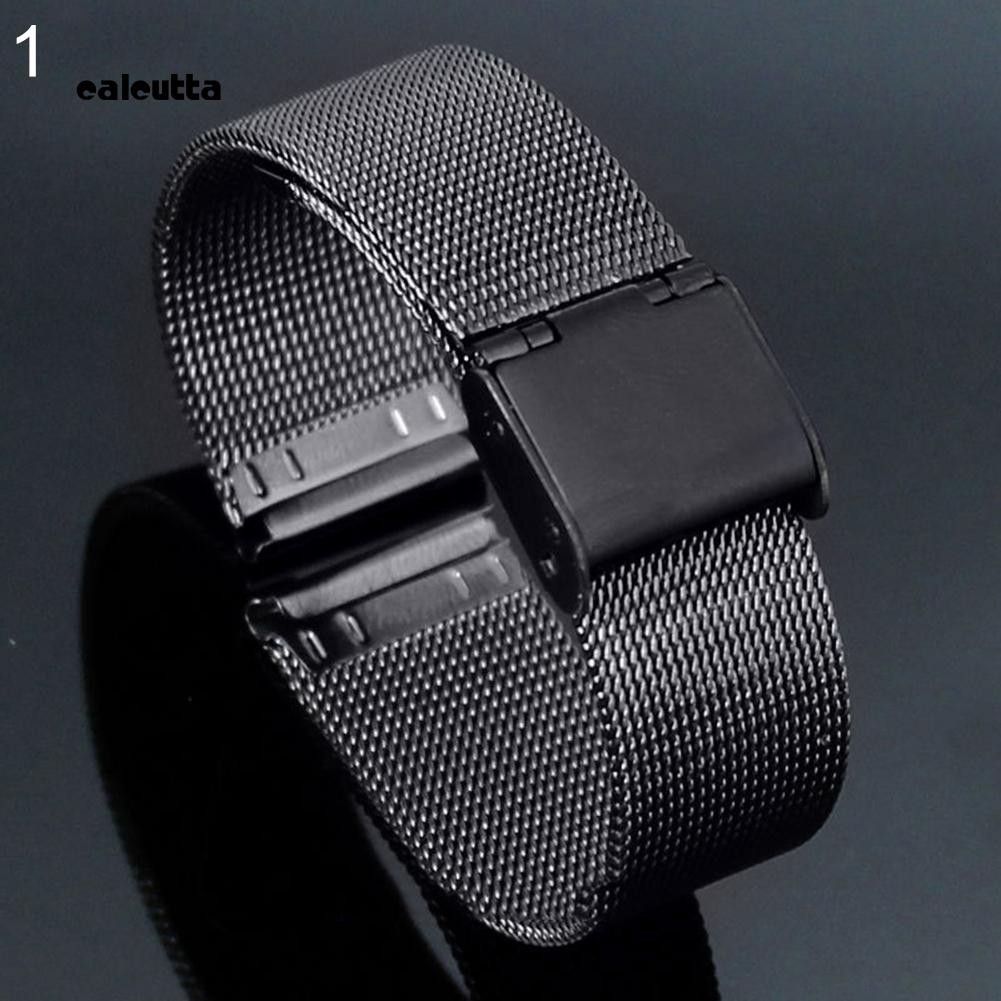 Dây đeo đồng hồ chất liệu thép không gỉ thời trang 18mm - 24mm