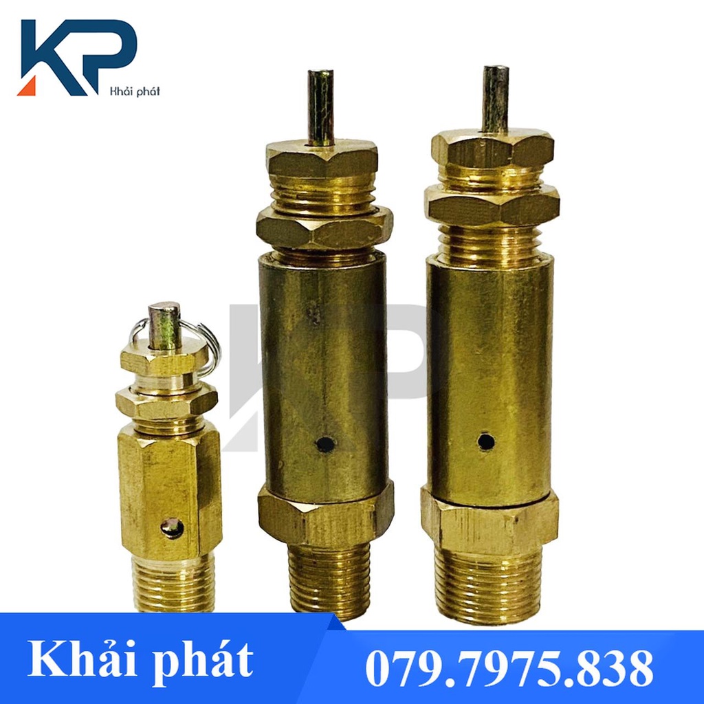 Van an toàn khí nén thau - Súp bắp lớn , nhỏ-Van xả khí đồng