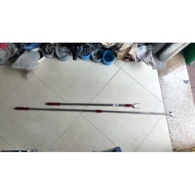 Cây gậy phơi quần áo inox KIO365 sào treo đồ trên cao có điều chỉnh ngắn dài cao cấp
