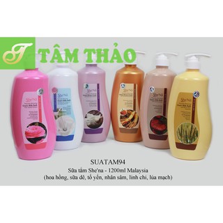 Sữa tắm Malaisya She'na 1200ml 206506517, 206506104, 206506081, 206506098, 206506524, 206506074