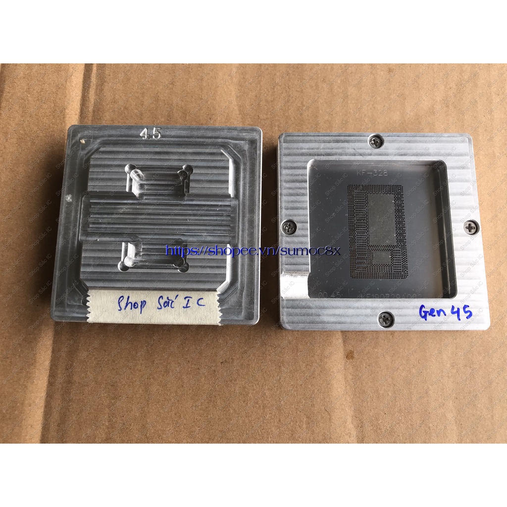 Khuôn làm chân CPU dán thế hệ 4 5 SR170 - chì bi 0.45mm - dùng cho thợ sửa chữa