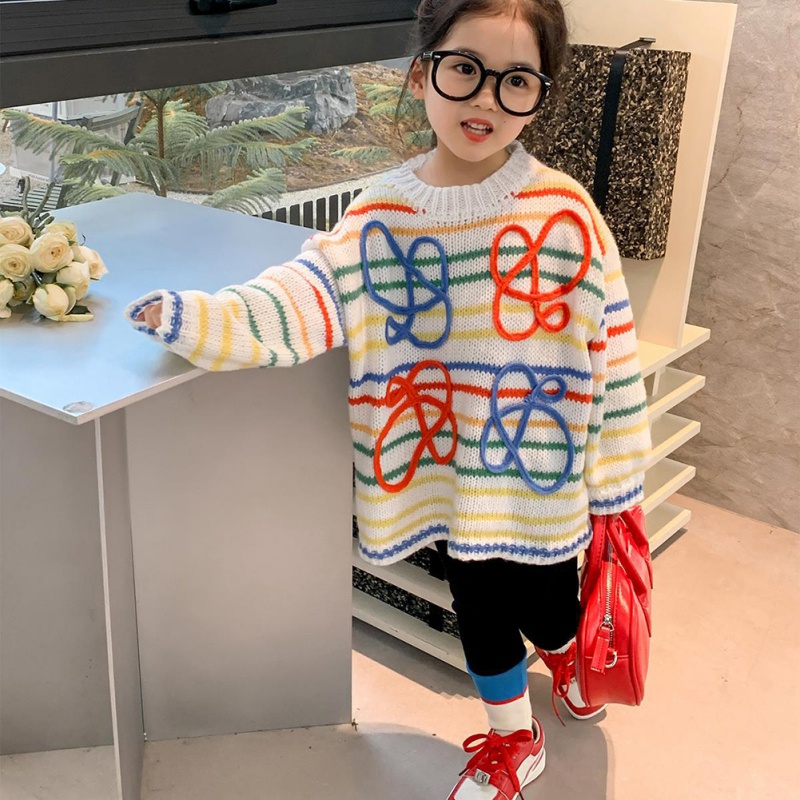 Quần Legging Lưng Cao Co Giãn Phong Cách Hàn Quốc Cho Bé Gái