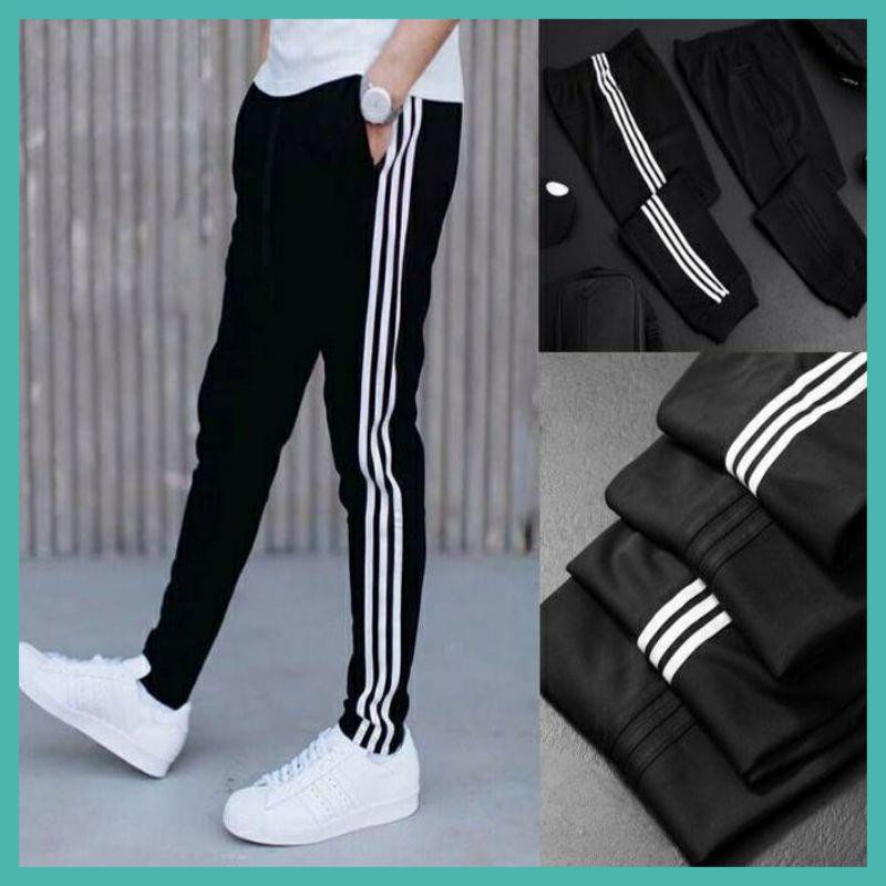 Quần thể thao nam quần nỉ nam quần tập dày dặn 3 sọc kiểu dáng trẻ trung năng động(QNTT)