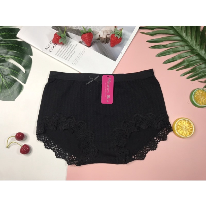 Quần lót nữ Thái Lan chất thun tăm co dãn 4 chiều Size 48-55kg