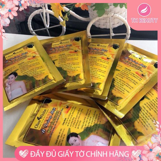 &lt;THẬT 100%&gt; Ủ trắng mặt huyết yến collagen Olee White