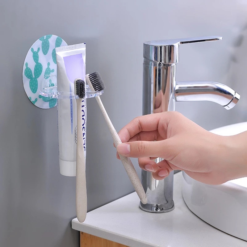 Giá Đỡ Bàn Chải Đánh Răng Gắn Tường Đa Năng