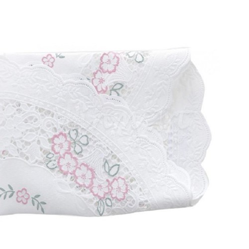 Khăn bàn Salon Oval hoa mai 40x92cm Towa Nhật Bản