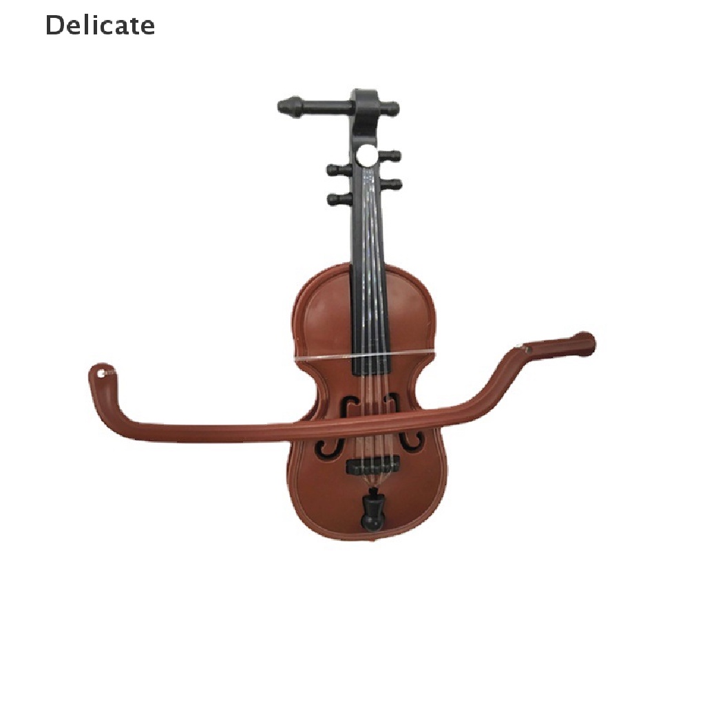 Mô hình đàn violin mini cho bé chơi đồ hàng trang trí nhà búp bê tỉ lệ 1 / 12