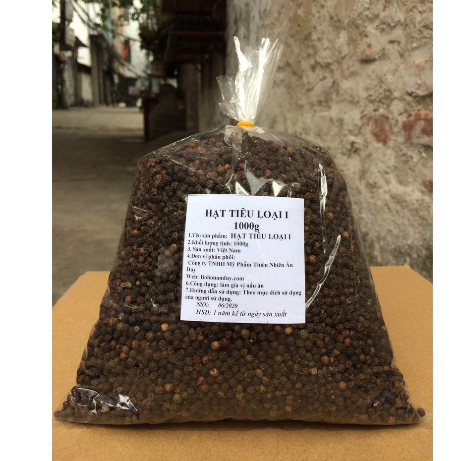 Hạt Tiêu Loại I 1000g