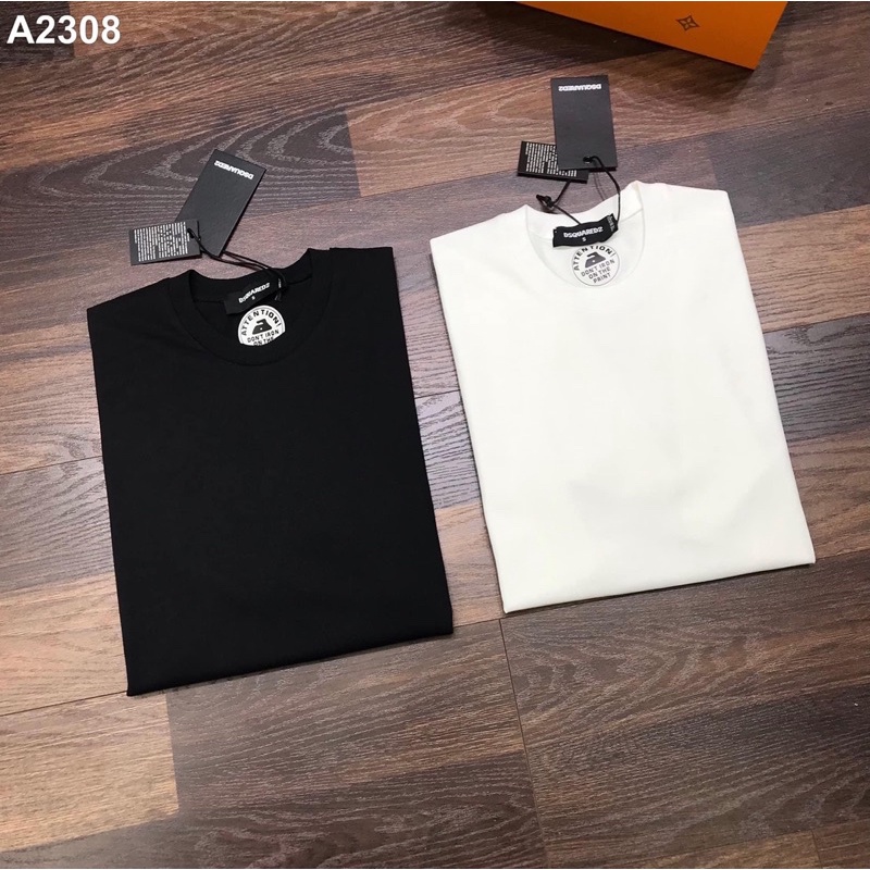 🍀HOT HOT🍀 Siêu phẩm áo phông trơn DSQ Nam nữ có sẵn Full tag tem hàng cao cấp !!