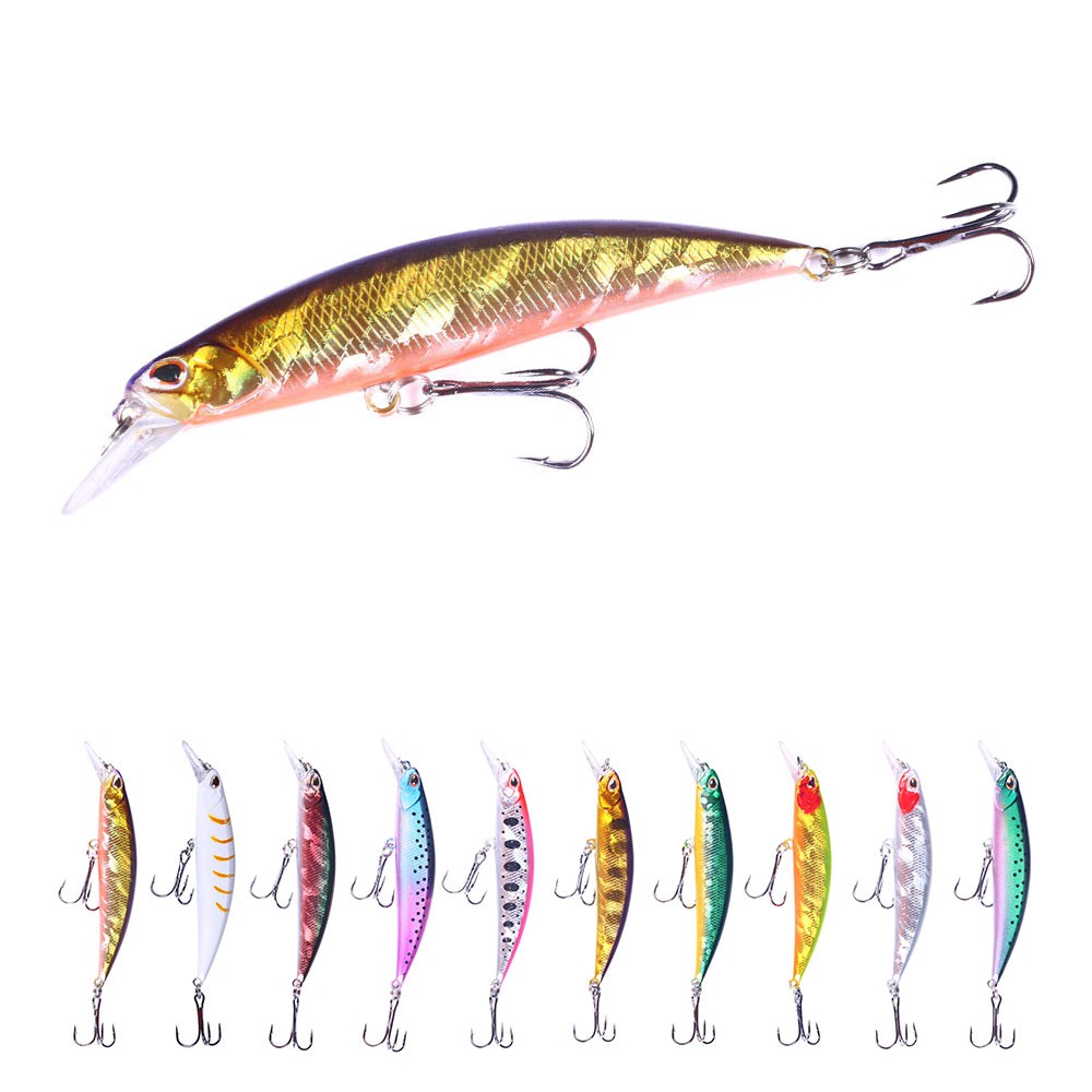 Mồi câu cá nhân tạo cứng 9cm 13g 3D