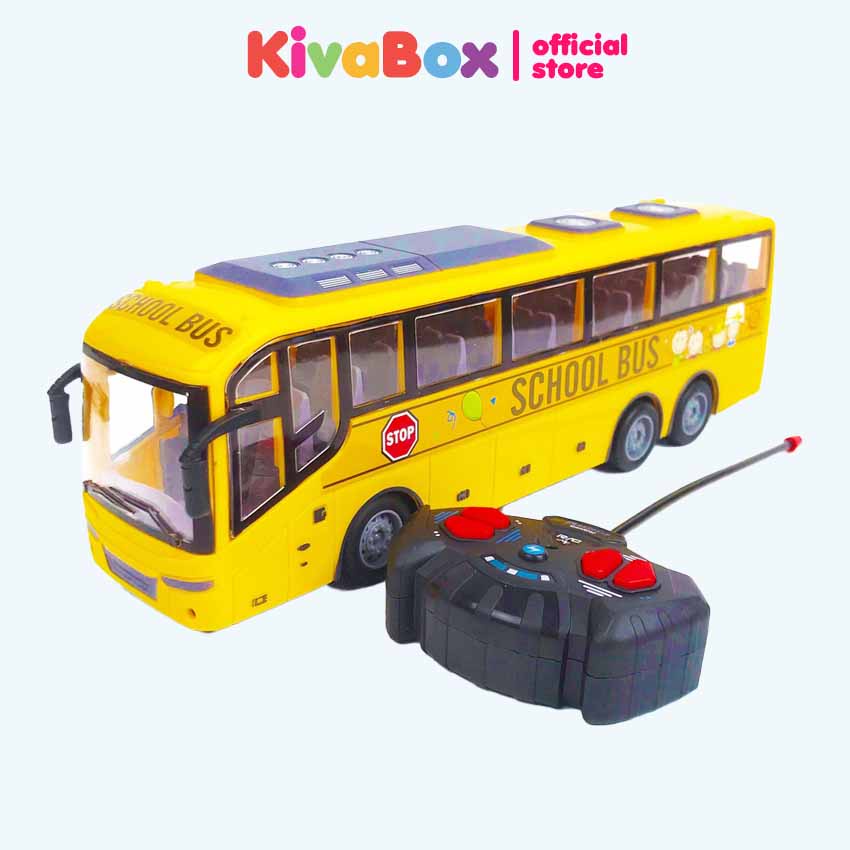 Xe bus điều khiển từ xa Kivabox loại xe điều khiển, nhựa ABS siêu bền, thiết kế tinh xảo siêu đẹp