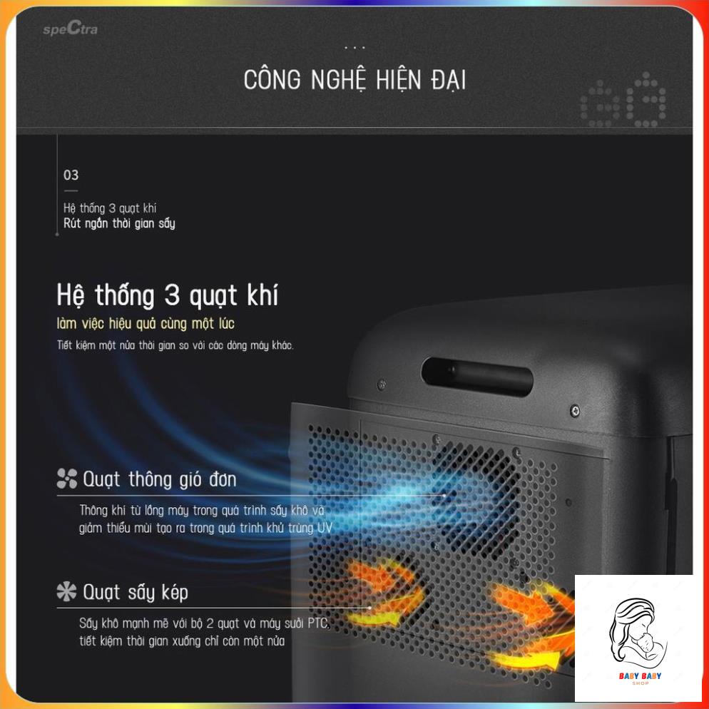 Máy tiệt trùng sấy khô tia UV Spectra